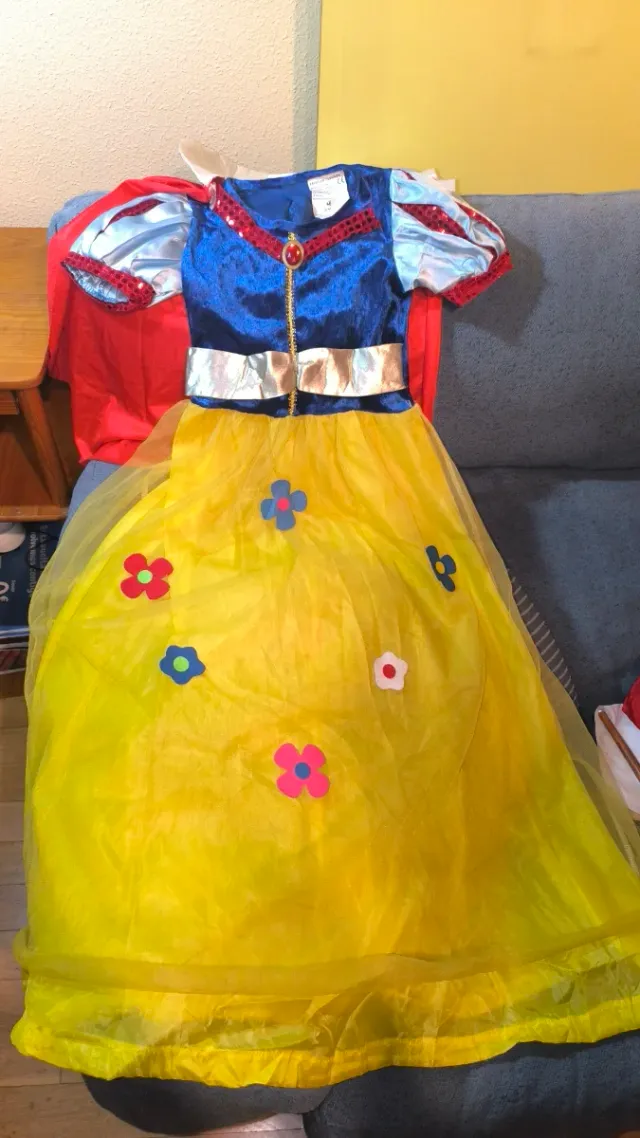 Disfraz Blancanieves Talla 7-9 años