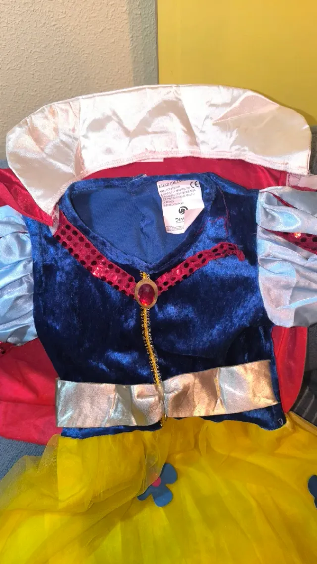 Disfraz Blancanieves Talla 7-9 años