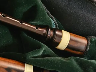 Gaita Gallega en DO de madera y funda