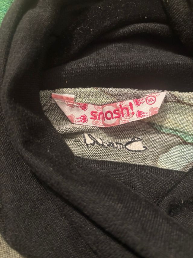 Vestido Smash verde mariposa flores Talla XL