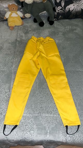 Pantalones de portero amarillos