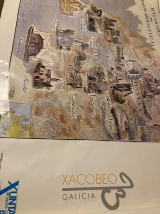 Cartel Xacobeo Vintage