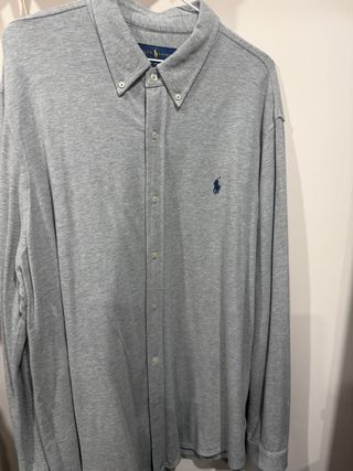 Camisa Polo Ralph Lauren Gris Talla XXL