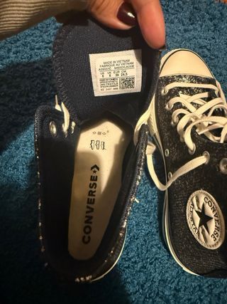 Converse Plataforma Brillo Talla 39