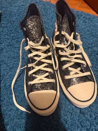 Converse Plataforma Brillo Talla 39