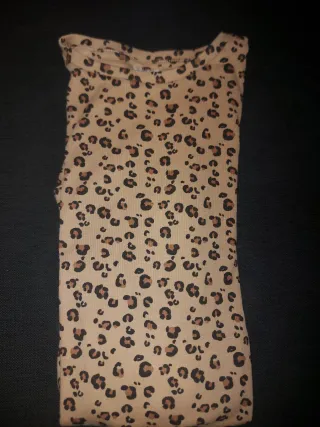 Body niña Zara estampado leopardo