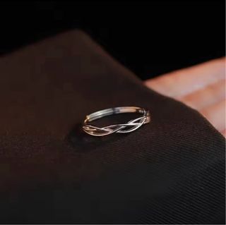 Anillo plata trenzado