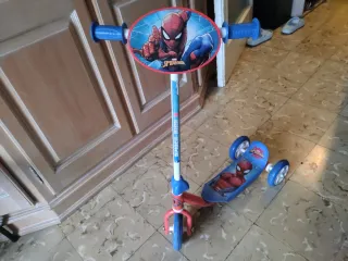 Patinete Spiderman Ruedas Infantil