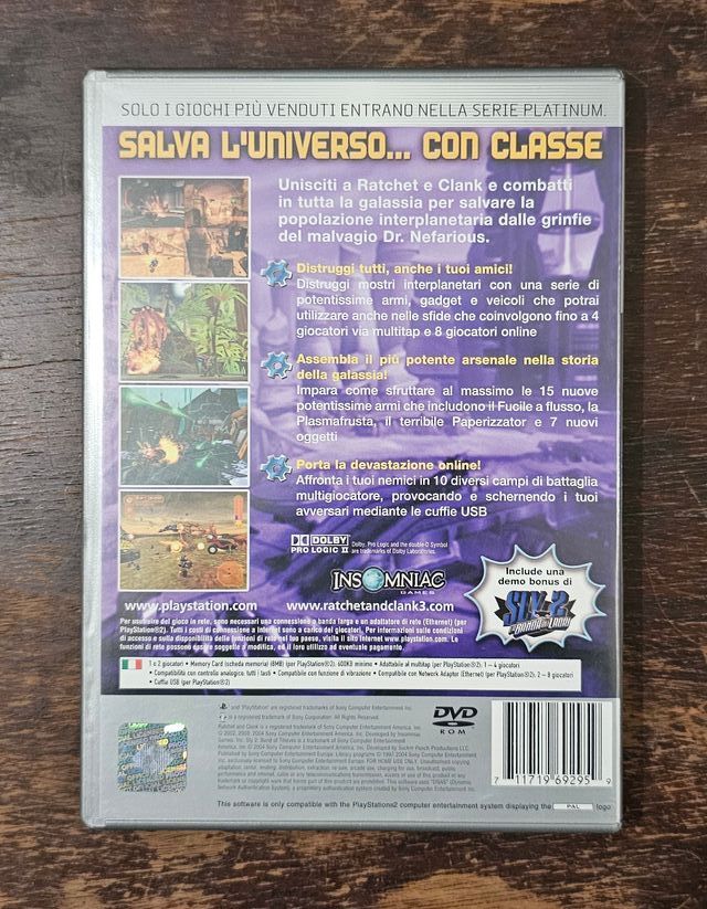 Ratchet & Clank 3 Platinum PS2