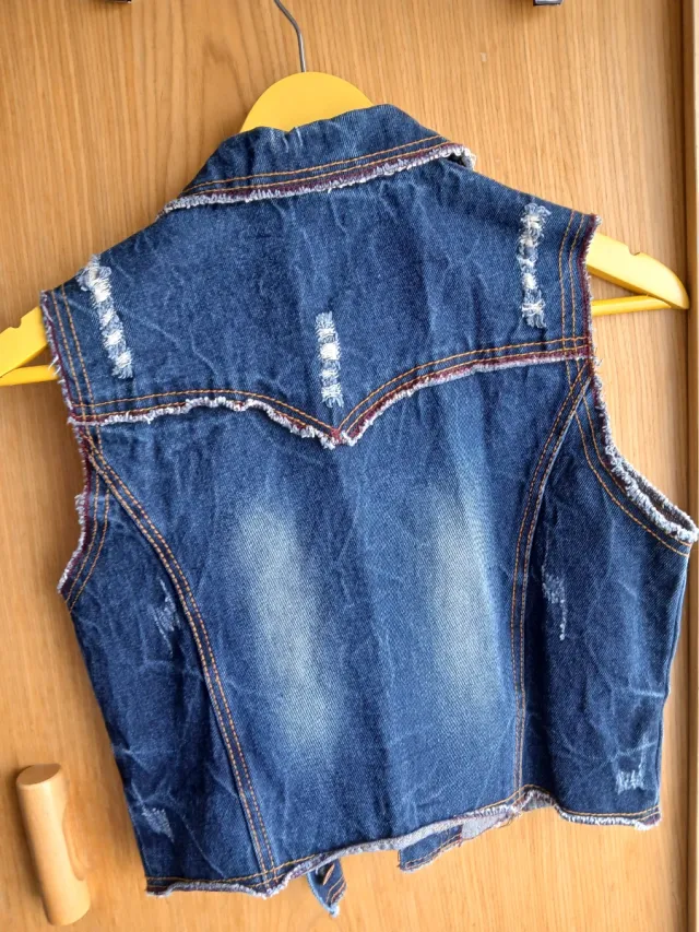 2 Chaquetas vaqueras sin mangas demin.co