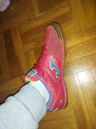 Zapatillas Futsal Joma Rojas y Azules