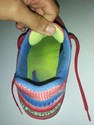 Zapatillas Futsal Joma Rojas y Azules