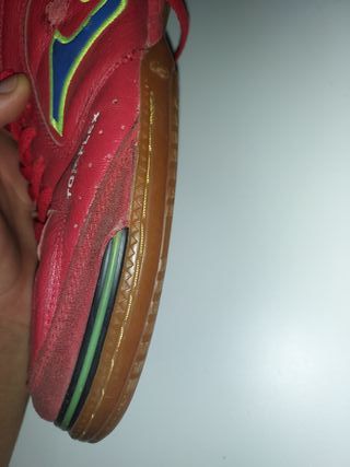Zapatillas Futsal Joma Rojas y Azules