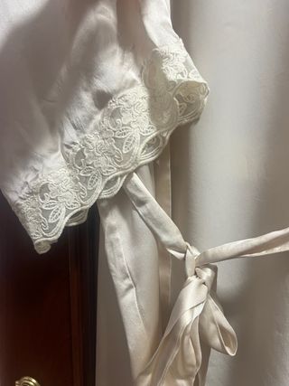 Bata Zara Home Seda Novia Beige Talla Única