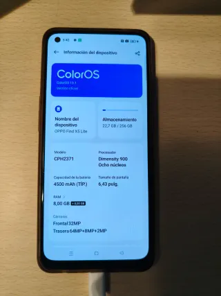 OPPO Find X5 Lite 256 GB blu