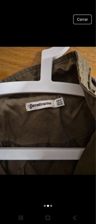 Parka verde mujer