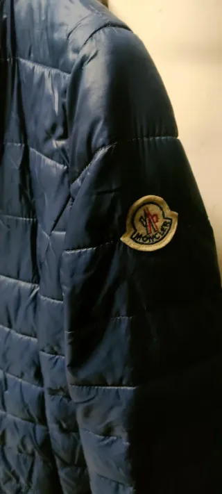 Giubbino Moncler 100 grammi blu donna