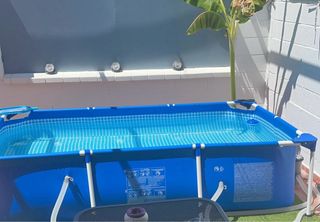 Piscina desmontable con depuradora