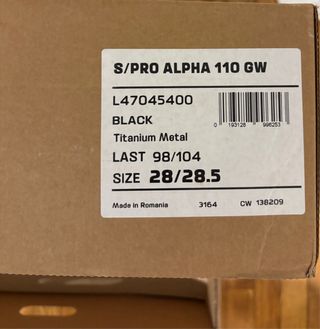 Botas de esquí Salomon S/Pro Alpha 110 GW – NUEVAS