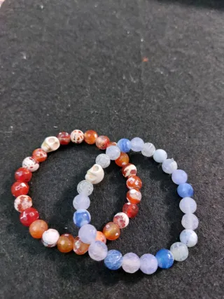 Pulseras chica piedras semipreciosas