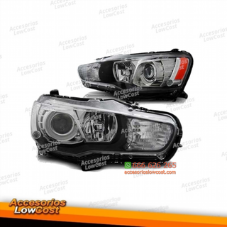 FAROS DELANTEROS PARA MITSUBISHI LANCER 8 2008- A