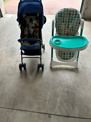 Trona de bebé plegable