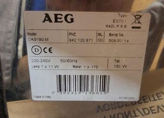 Campana Extractora Decorativa AEG - Acero Inox