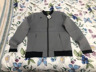 Felpa tecnica Macron grigio/nera