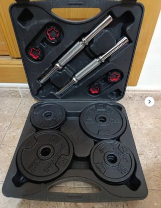 Maletín mancuernas ajustables 20 KG