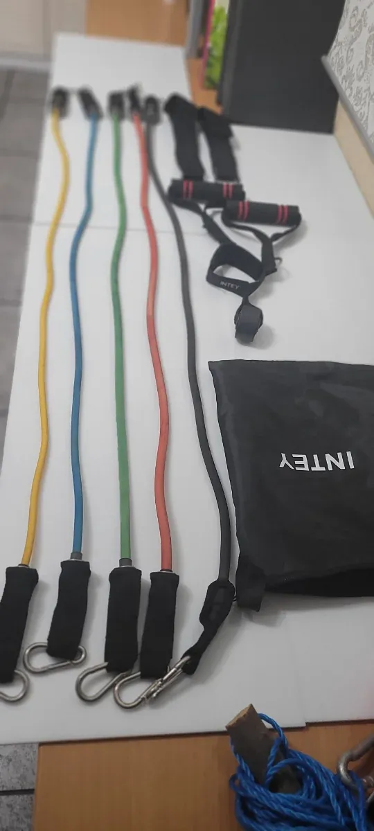 Bandas Elásticas Fitness con Asas y Bolsa