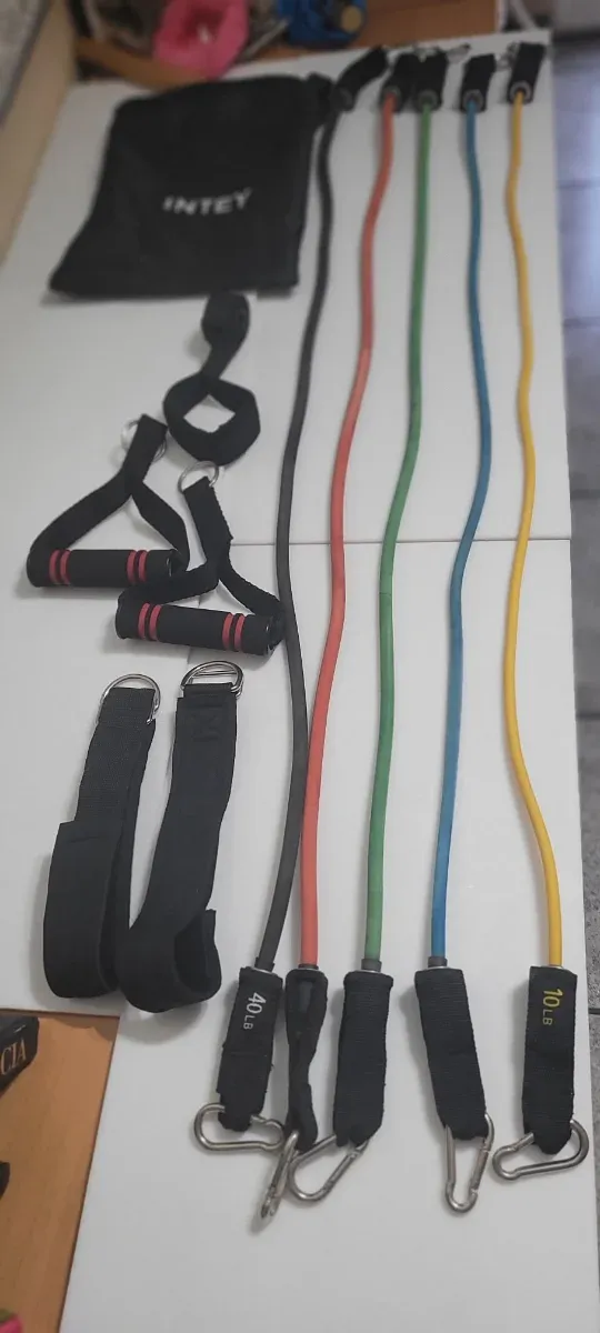 Bandas Elásticas Fitness con Asas y Bolsa