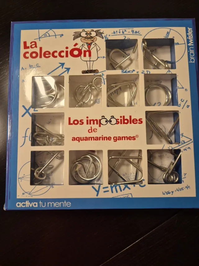 Colección de 12 Puzzles Metálicos Brain Twister