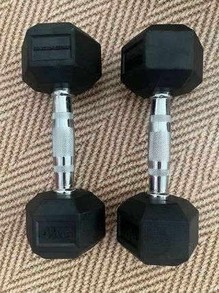 Mancuernas Hexagonales 4kg Bodytone (Par)