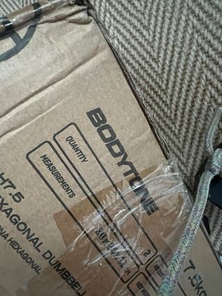 Mancuernas Hexagonales 4kg Bodytone (Par)