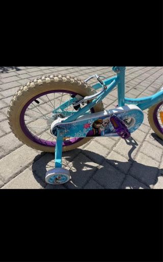 Bicicletta Frozen 16'' con rotelle