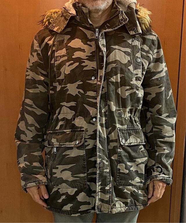 Chaqueta militar camuflaje