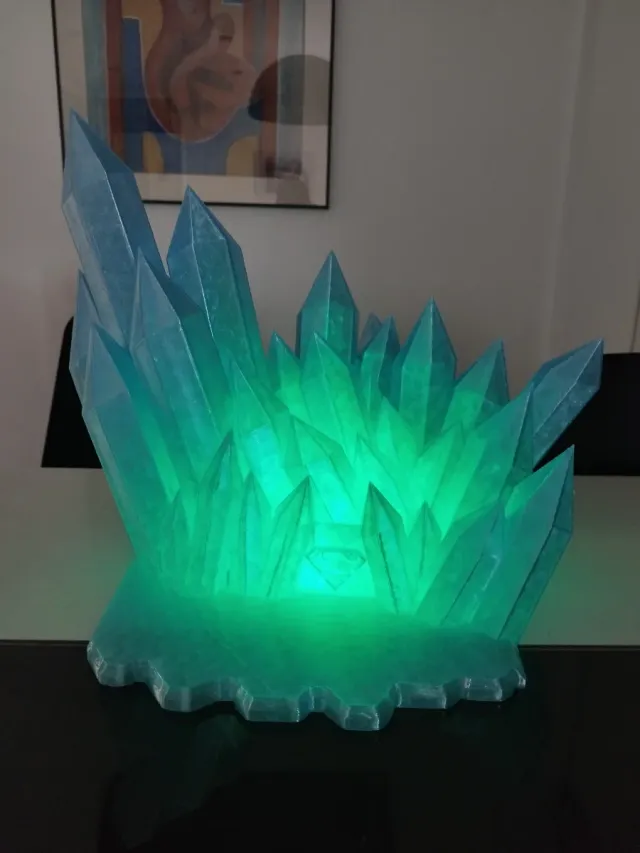 Diorama lámpara Cristal Superman