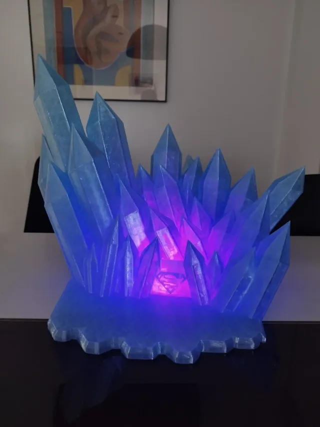 Diorama lámpara Cristal Superman