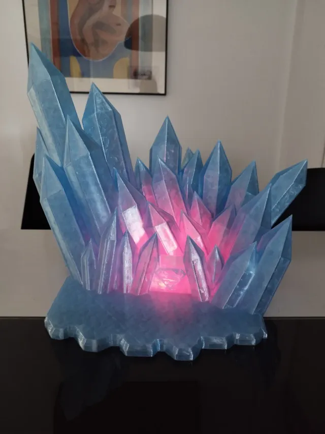 Diorama lámpara Cristal Superman