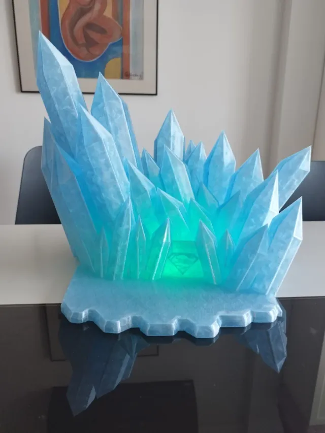 Diorama lámpara Cristal Superman