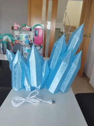 Diorama lámpara Cristal Superman