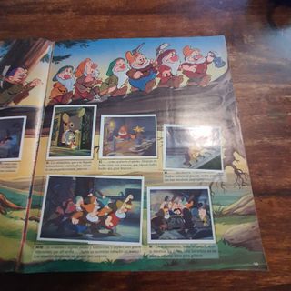 Álbum cromos Blanca Nieves y los 7 enanitos