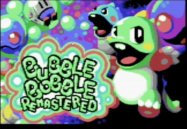Commodore 64 c64 Bubble Bobble Remastered floppy