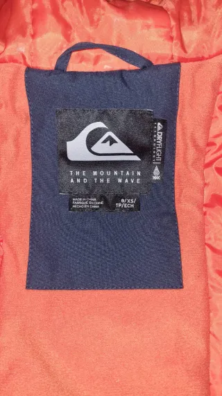 Giacca da sci Quiksilver per bambino di 8 anni