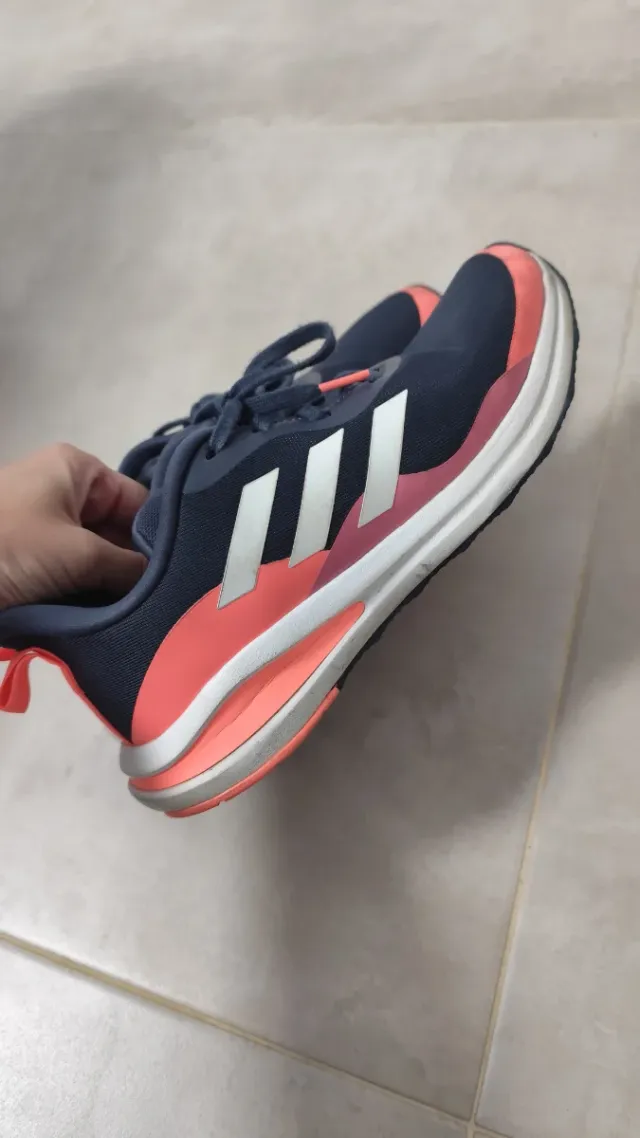 Tenis Adidas Azul y Rosa