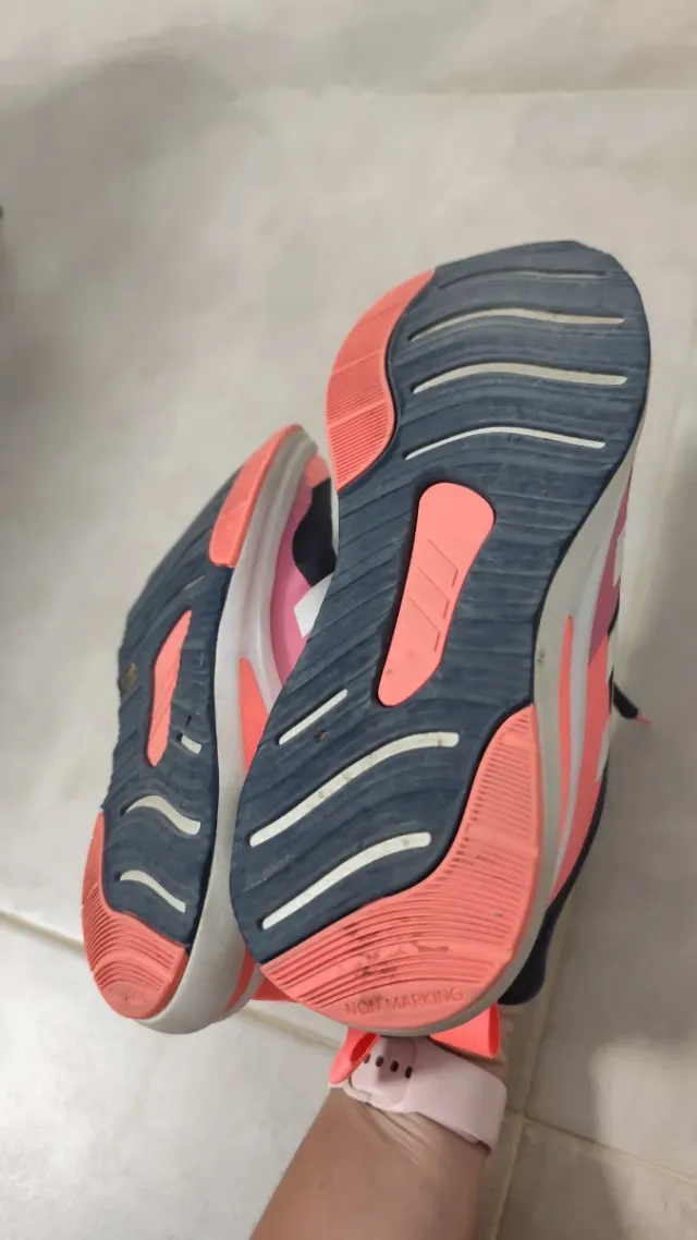 Tenis Adidas Azul y Rosa