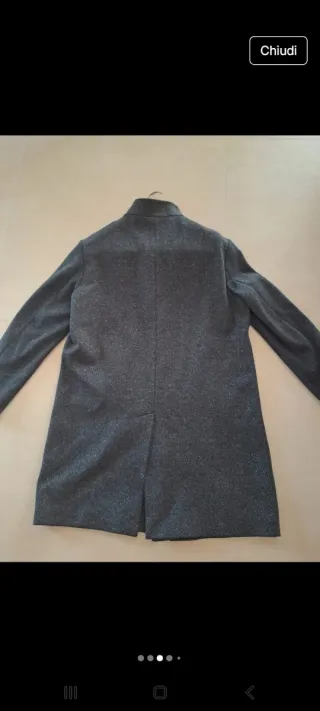 Zara Cappotto Blu/Grigio