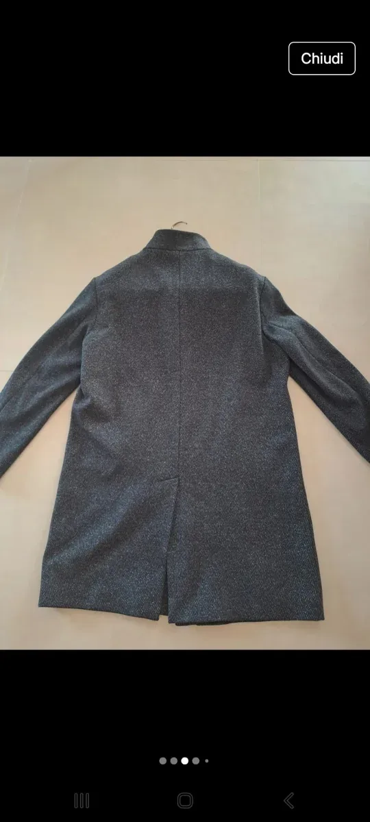 Zara Cappotto Blu/Grigio