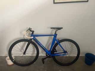 Bicicleta Fixie Azul
