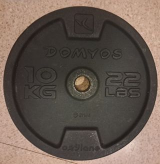 2 discos de 10 kg